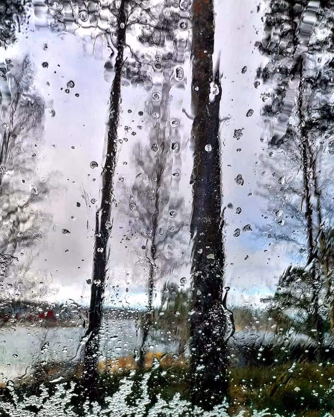 Rain painting : Rain Painting #0001