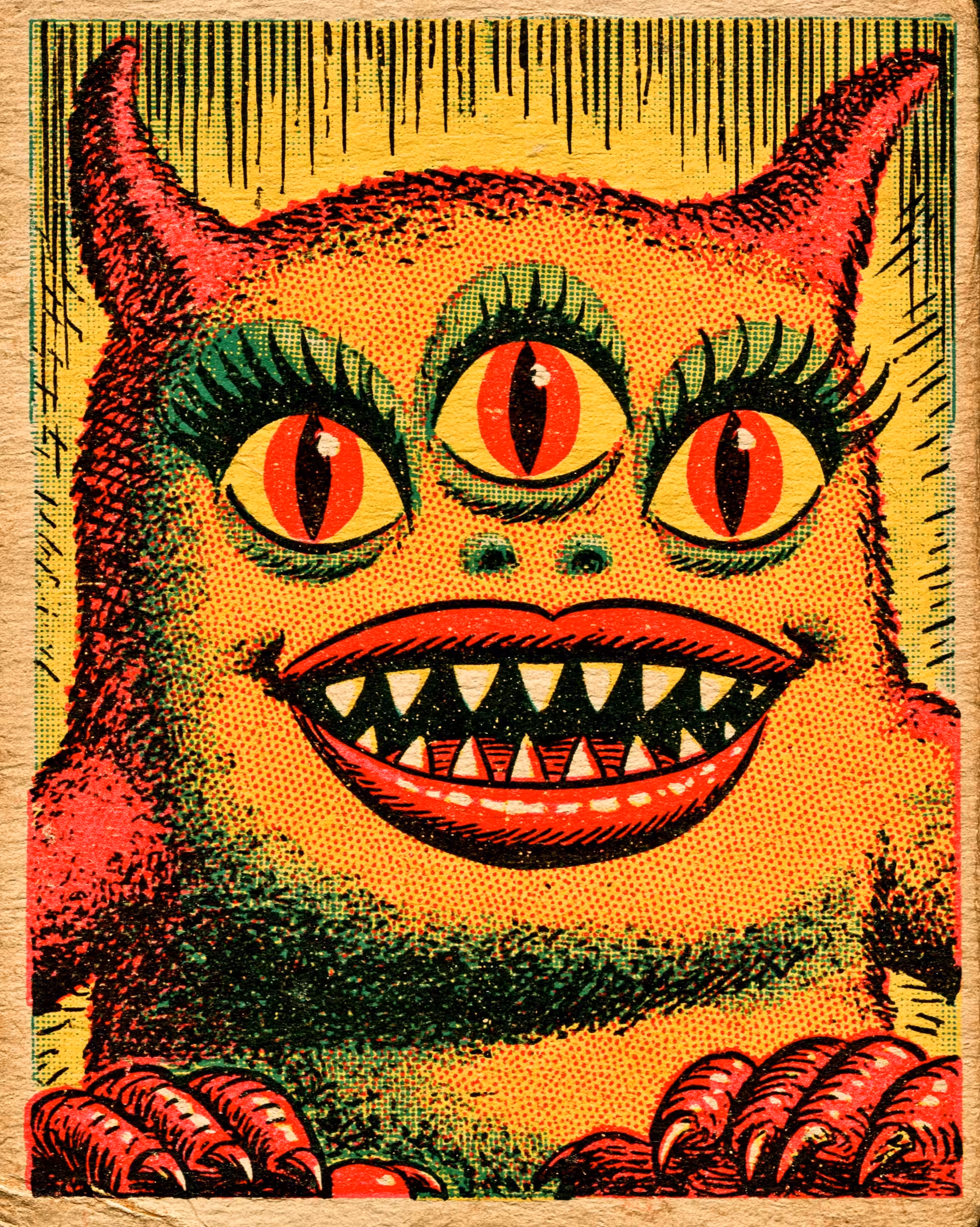 Three-eyed Molly the Monsta