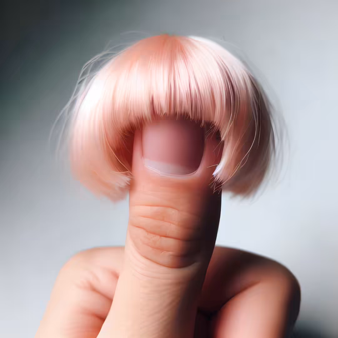 I See You(r pink hair) Everywhere