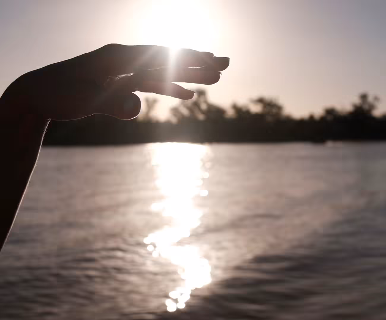 Stroking the sun.