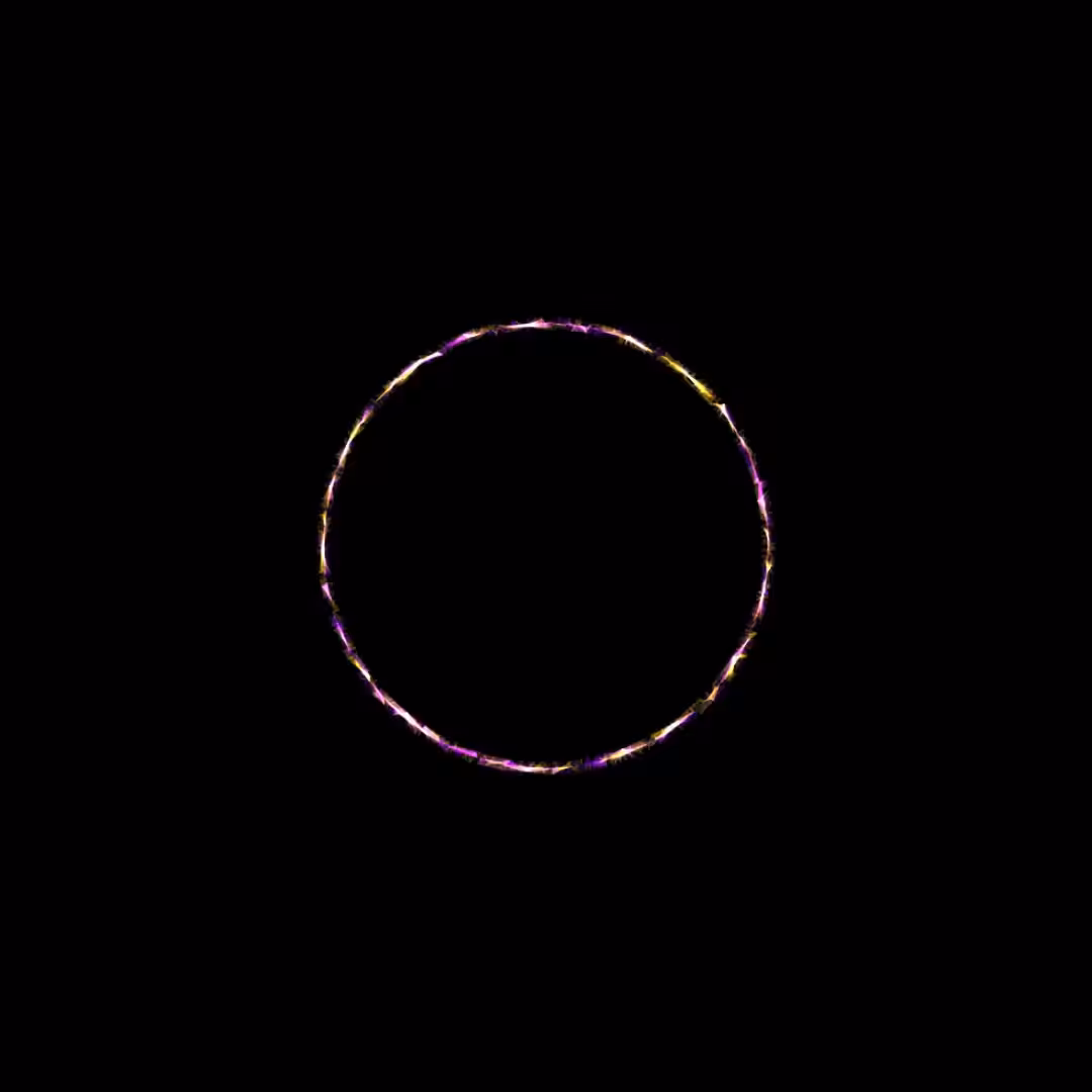 Magnetic triangle dance