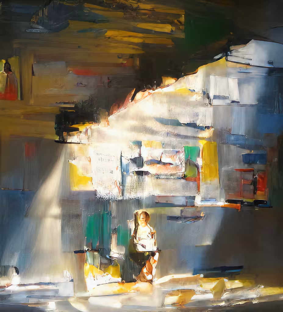 GIRL IN A SUNBEAM