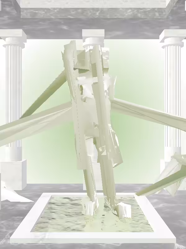 HeavenComputer: The Plotting Matte Green Woman #1413