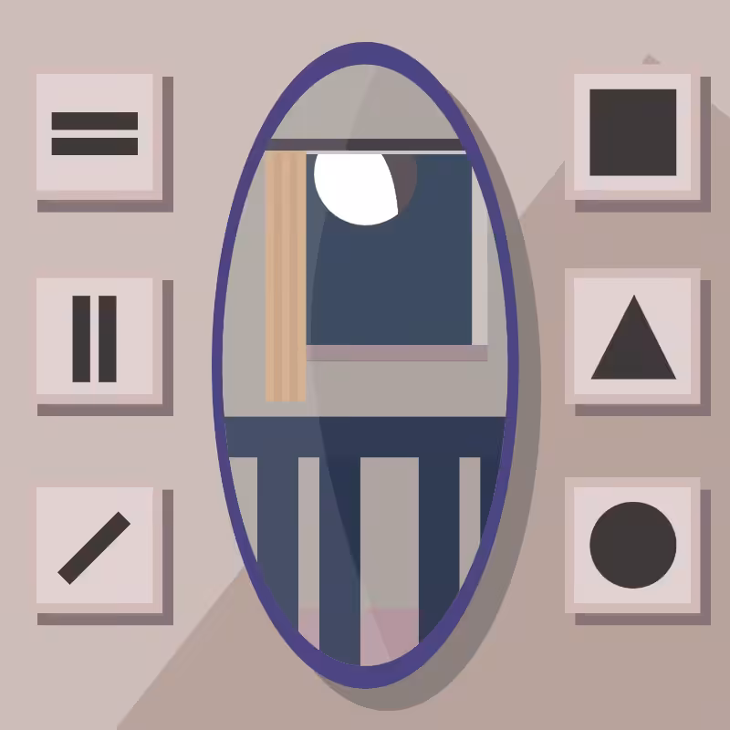 A moon in\and the mirror. #21