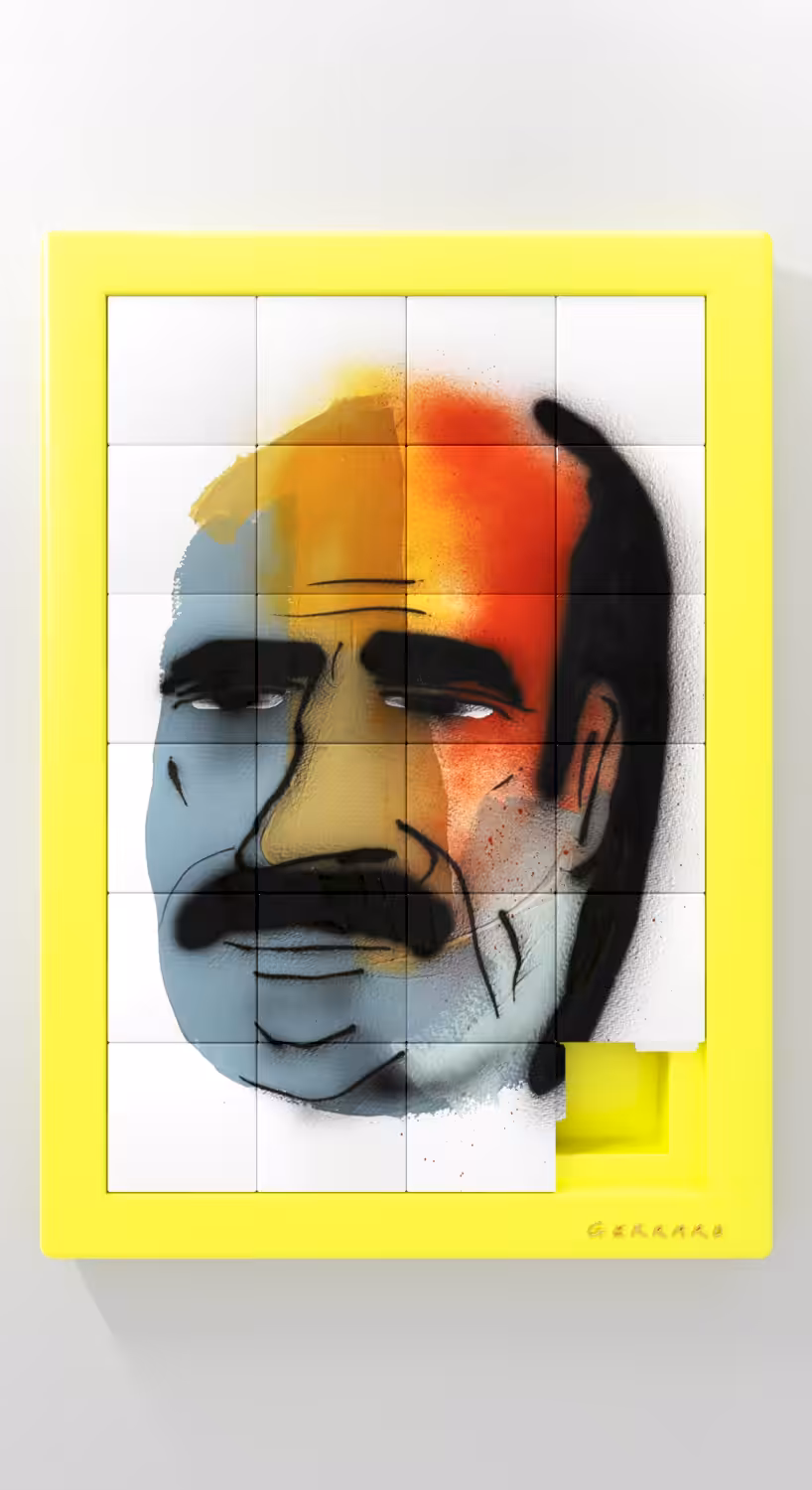 Slider Puzzle - Yellow