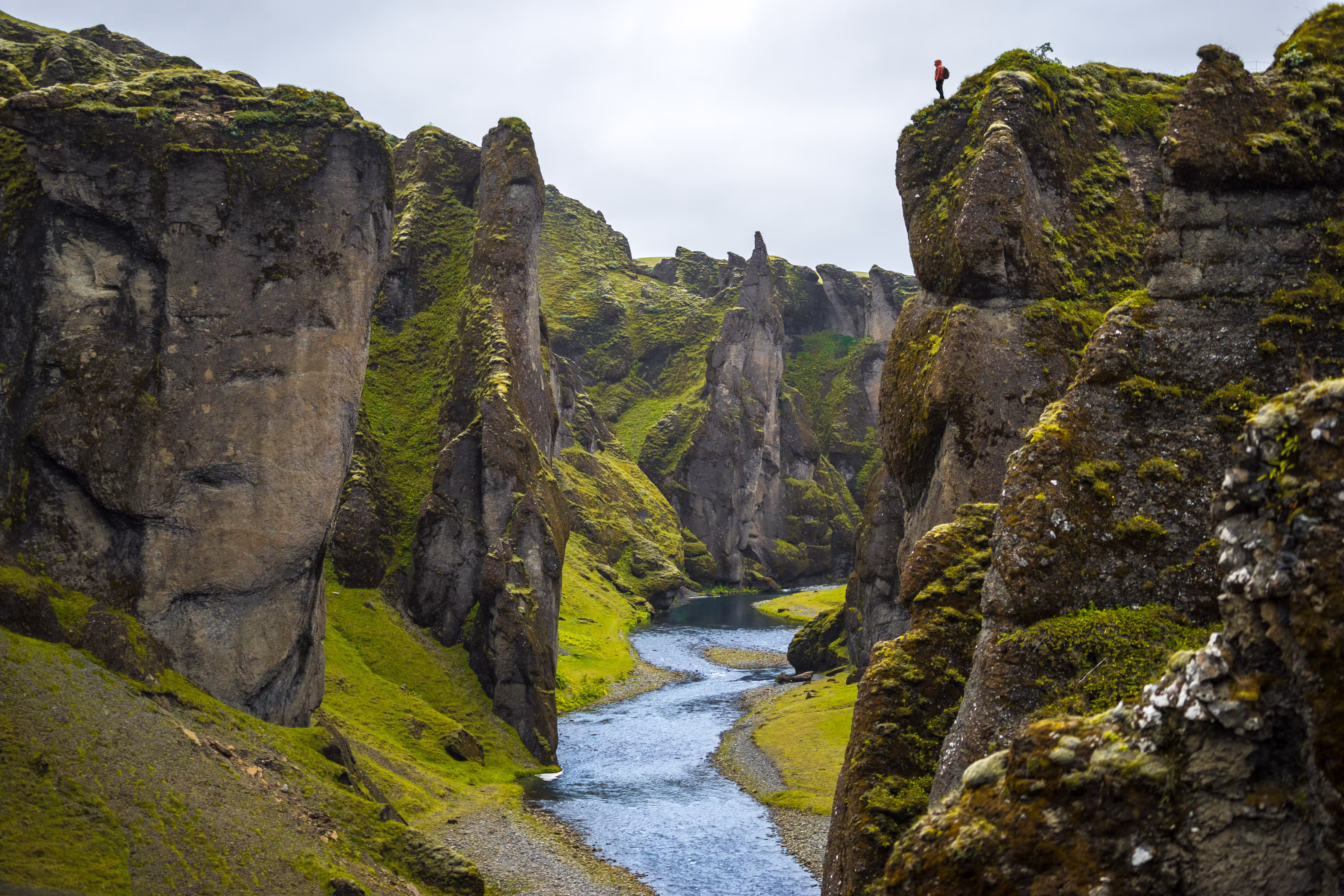 Fjaðrárgljúfur Canyon in Iceland