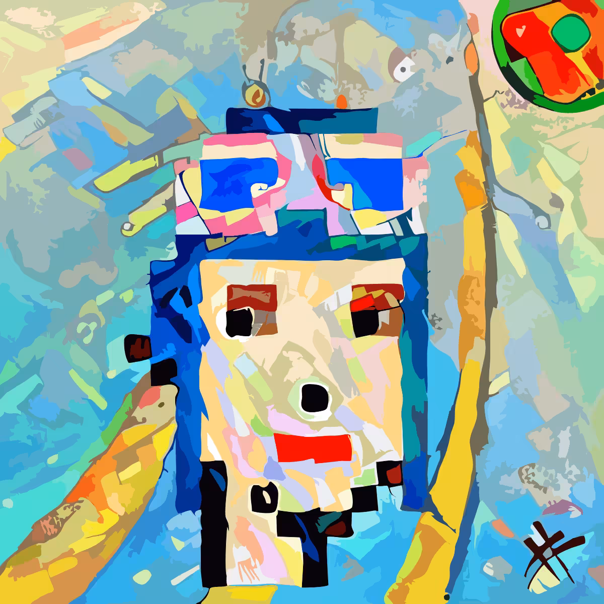KandinskyPunks: Kandinsky Punk #056