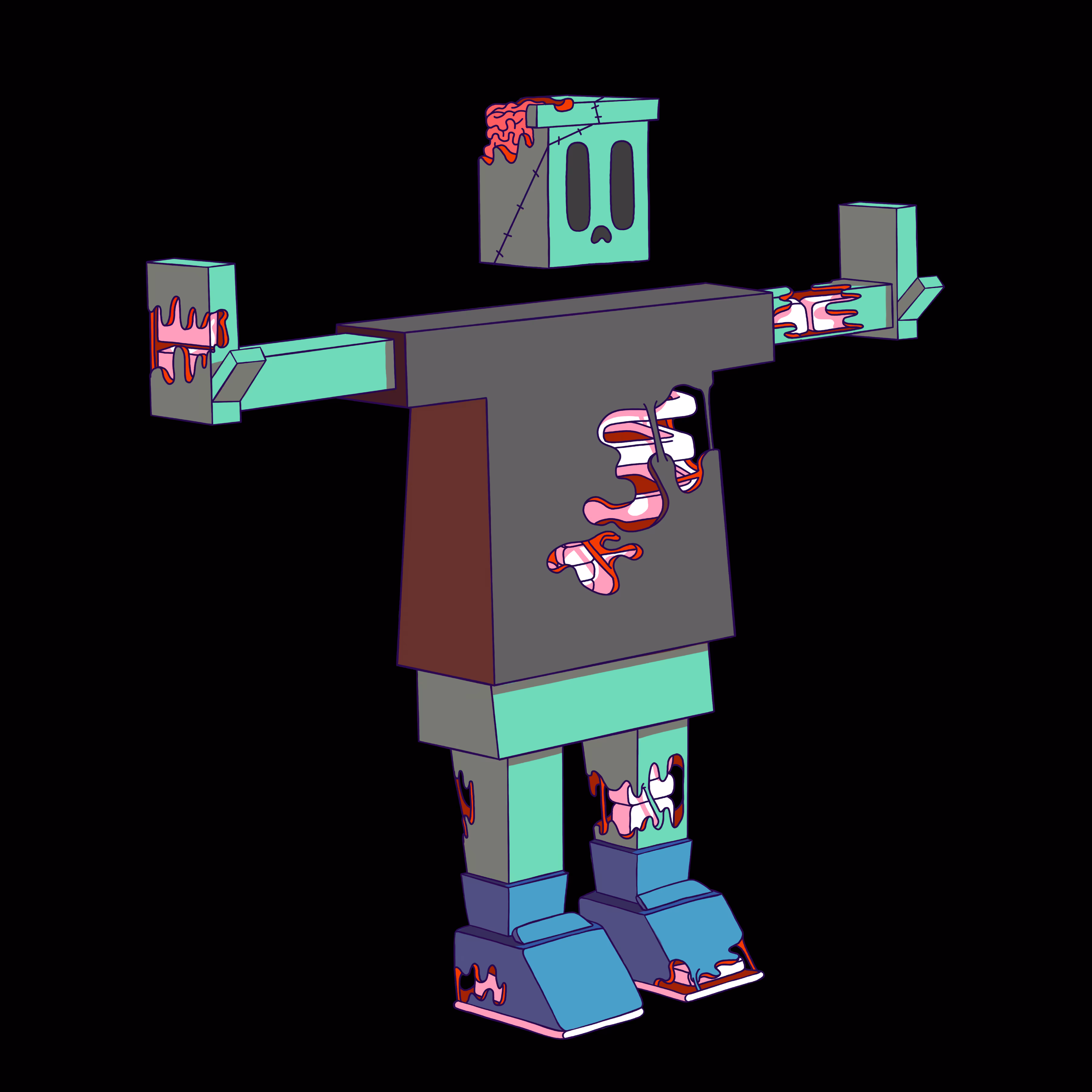 JOBO AGE: #013 ZOMBIE 1/1