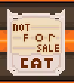 CAT 'NOT FOR SALE'