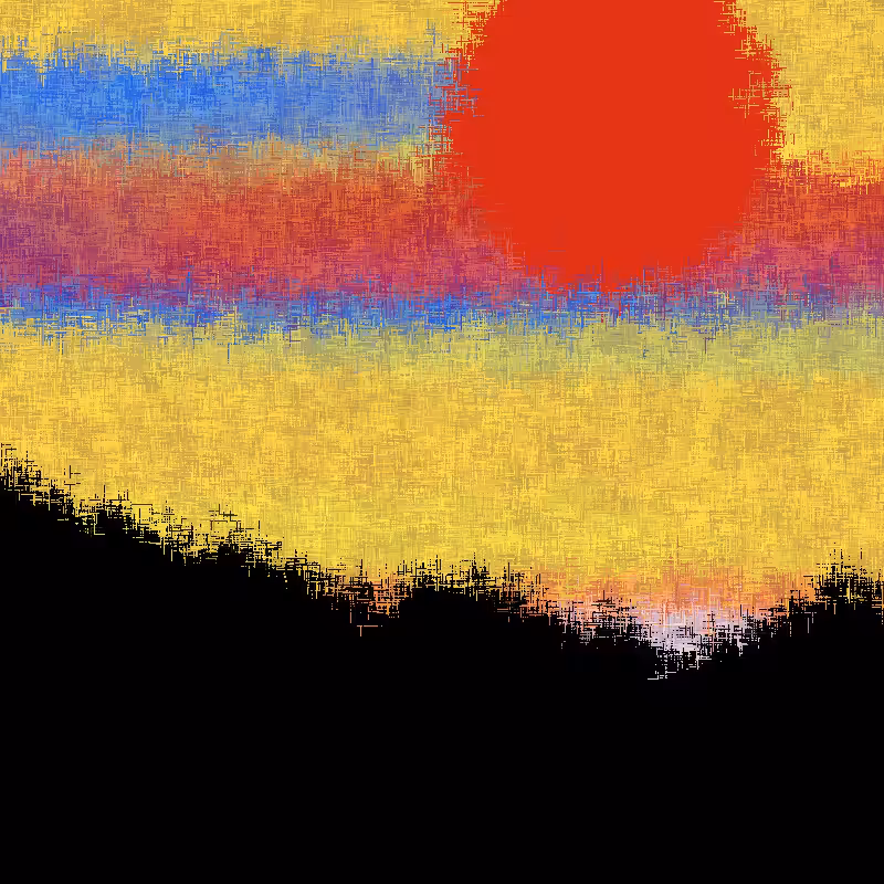 Sunset in memory #4