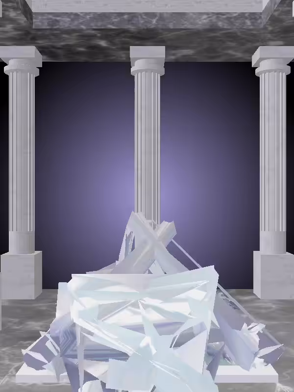 HeavenComputer: The Rising Melted Blue Man #2084