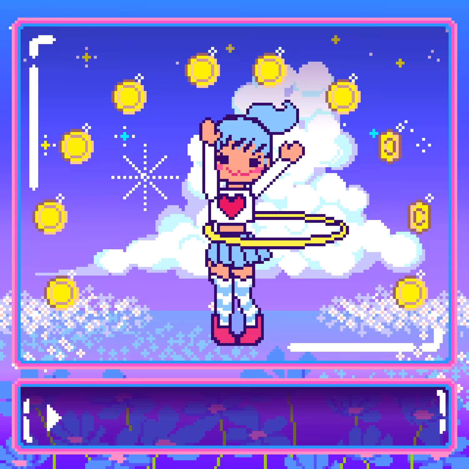 Magical spin of sparkling fortune ✨