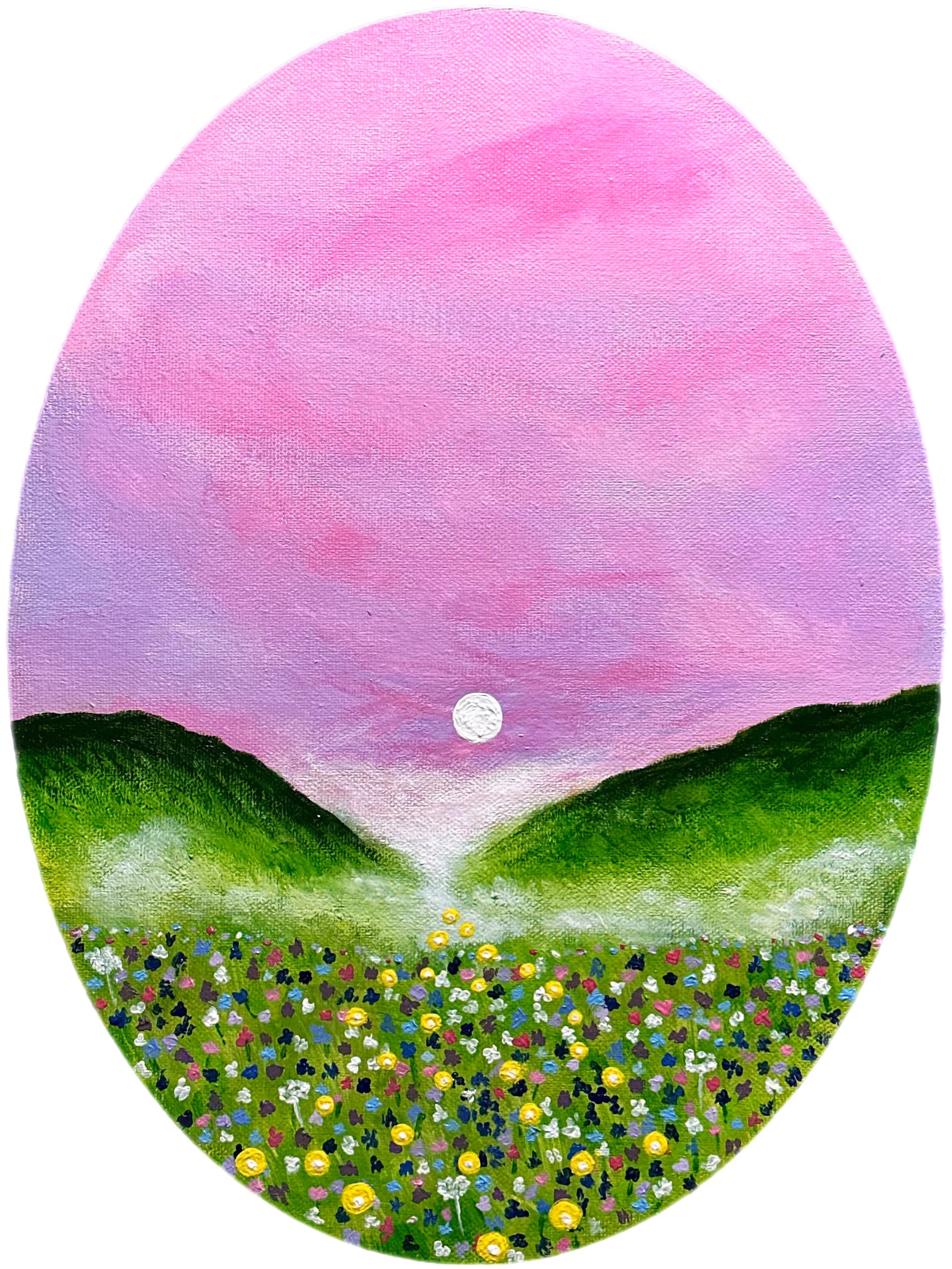 Acrylic emotions of natural colors: Firefly people