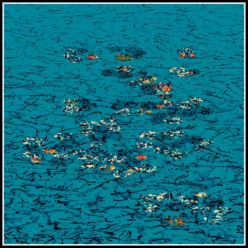 Polluted water lilies #33