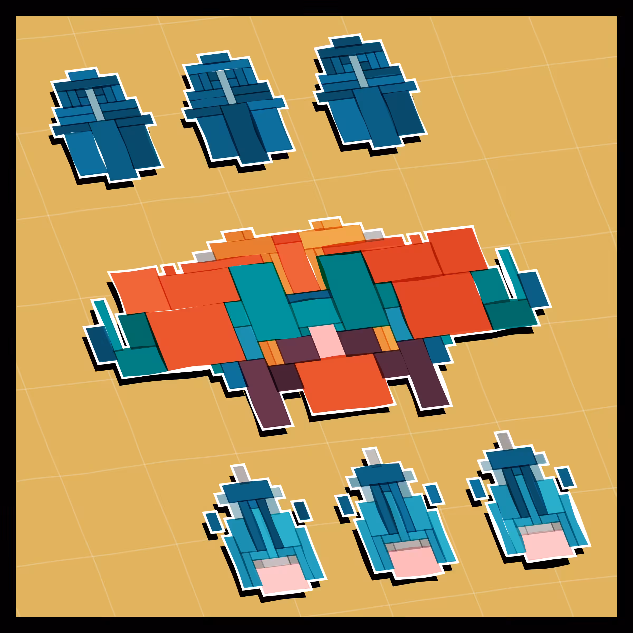 Paper Armada #1244