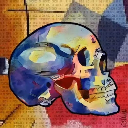💀16 | binaryRefinery(kandinsky) | Yellow, Red, Blue, 1925 (1/3)