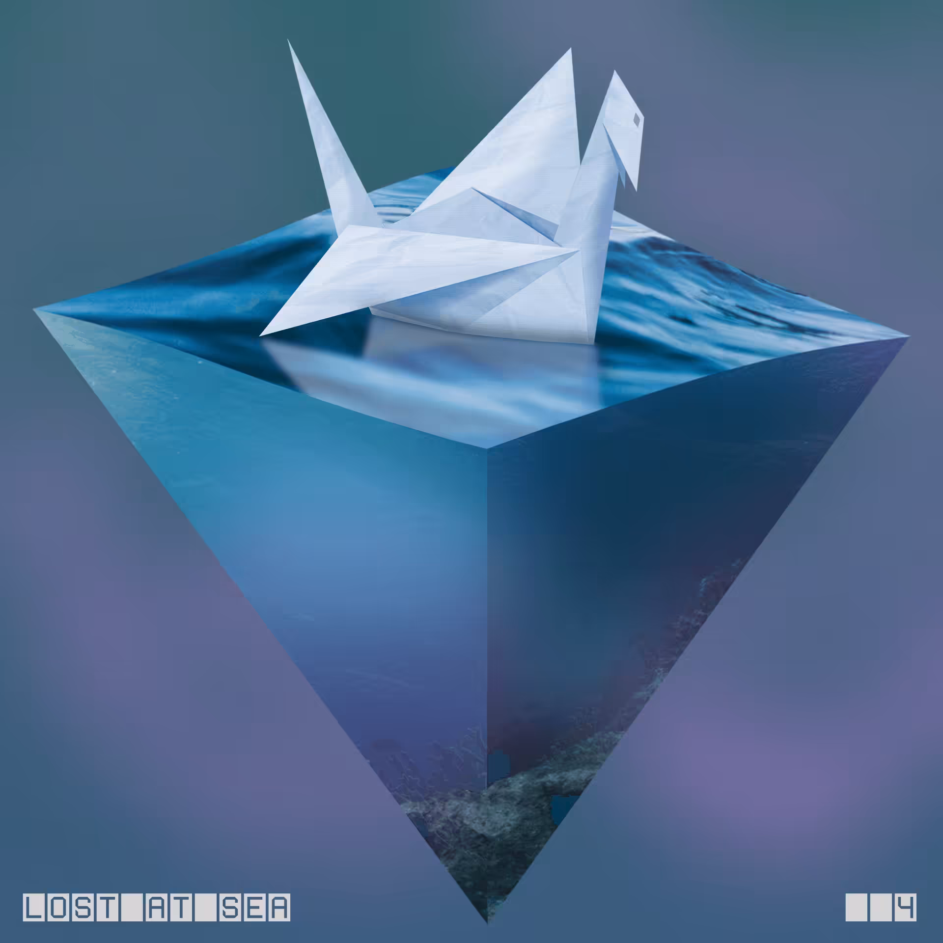 Baby Baluga Blue Crypto Crane