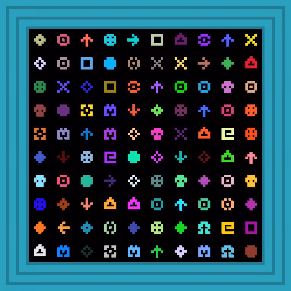 MarBle Floors, gold Toilets, and Chandeliers :: Procedural Symbols #169/1000