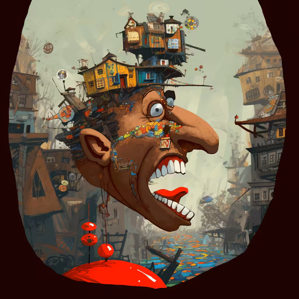 Flying head