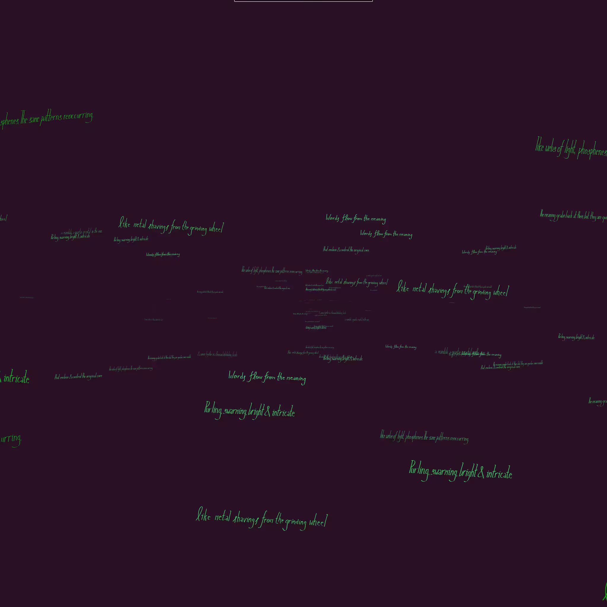 Wordflow #12
