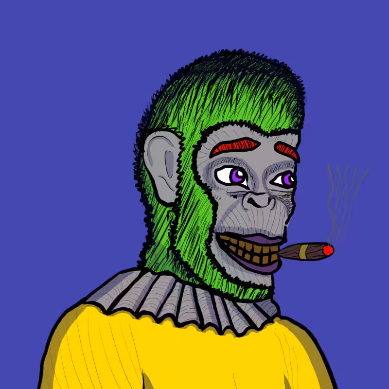 Clown Ape Club Tezos Ultra Superior-CACTUS #49
