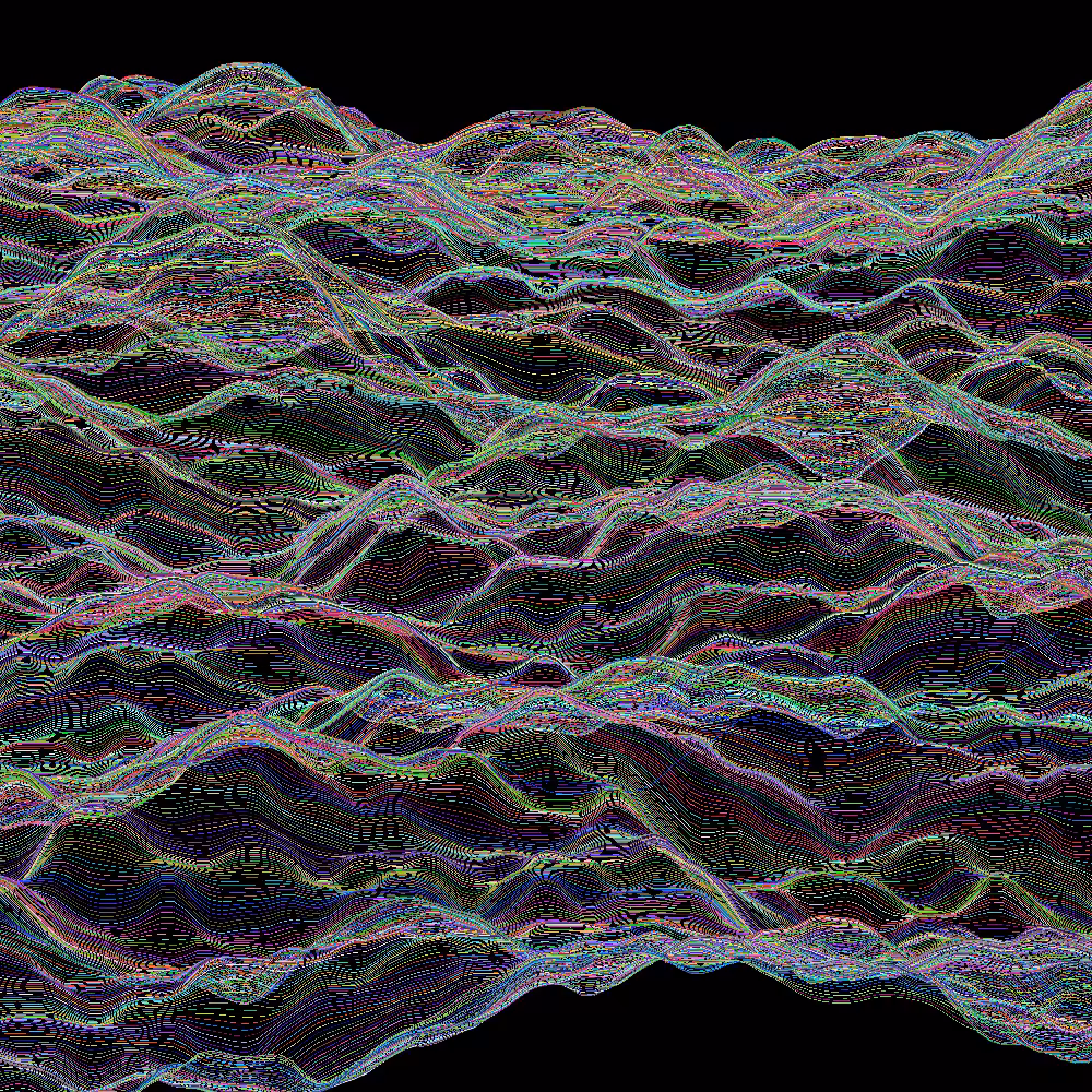 Digital Sheer Fabric #17