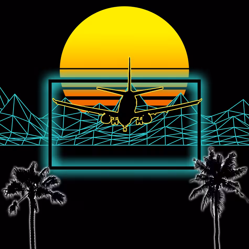 S Y N T H W A V E Nightlife Generator #17