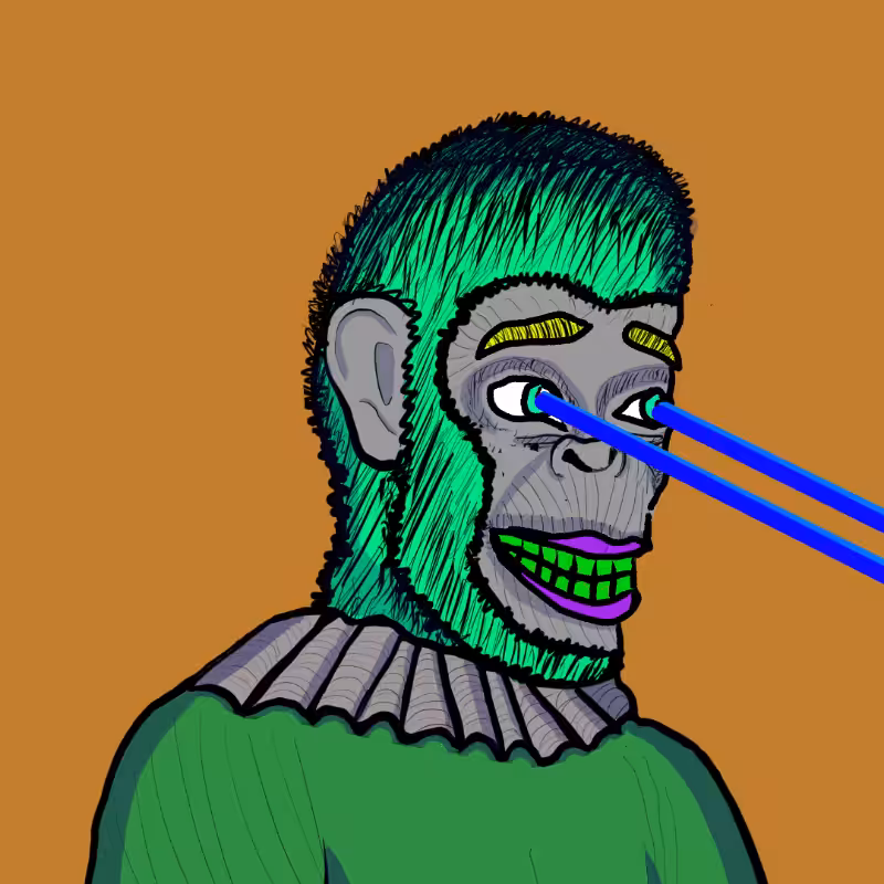 Clown Ape Club Tezos Ultra Superior-CACTUS #40