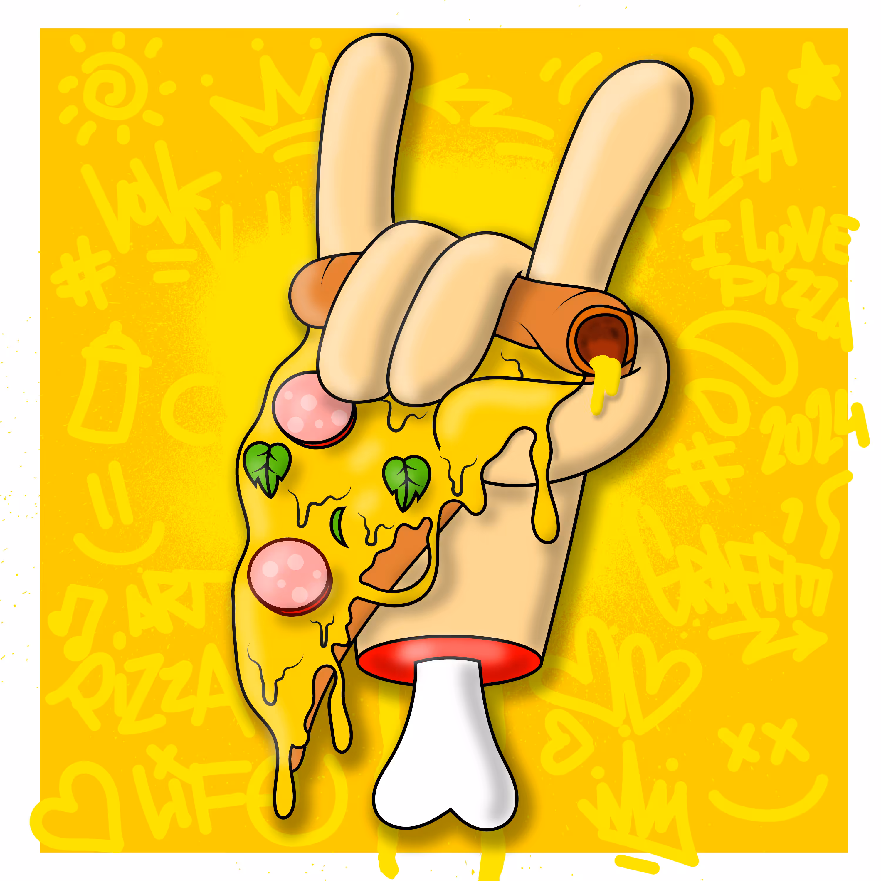 GraffStyle: I love pizza