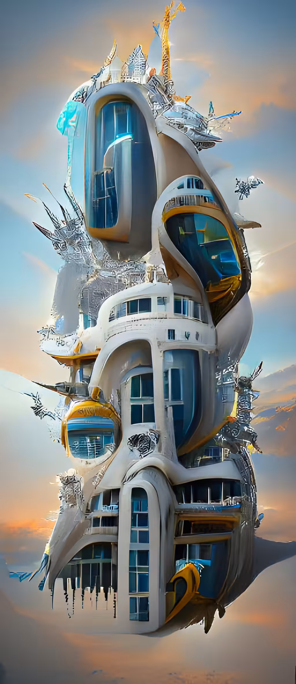 New world human city pods 666-23
