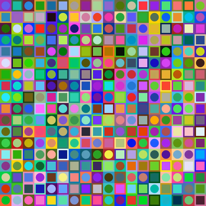 Square Dot Composition #202