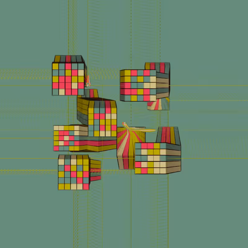 Living Squares Study III #6