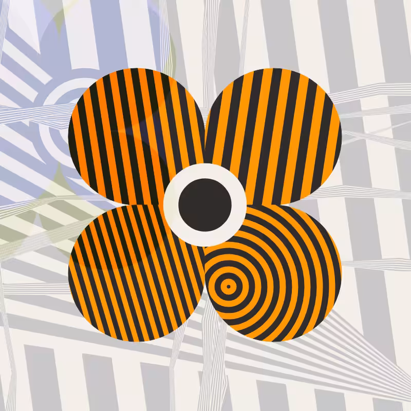 Dazzle Bloom: Big Orange #41