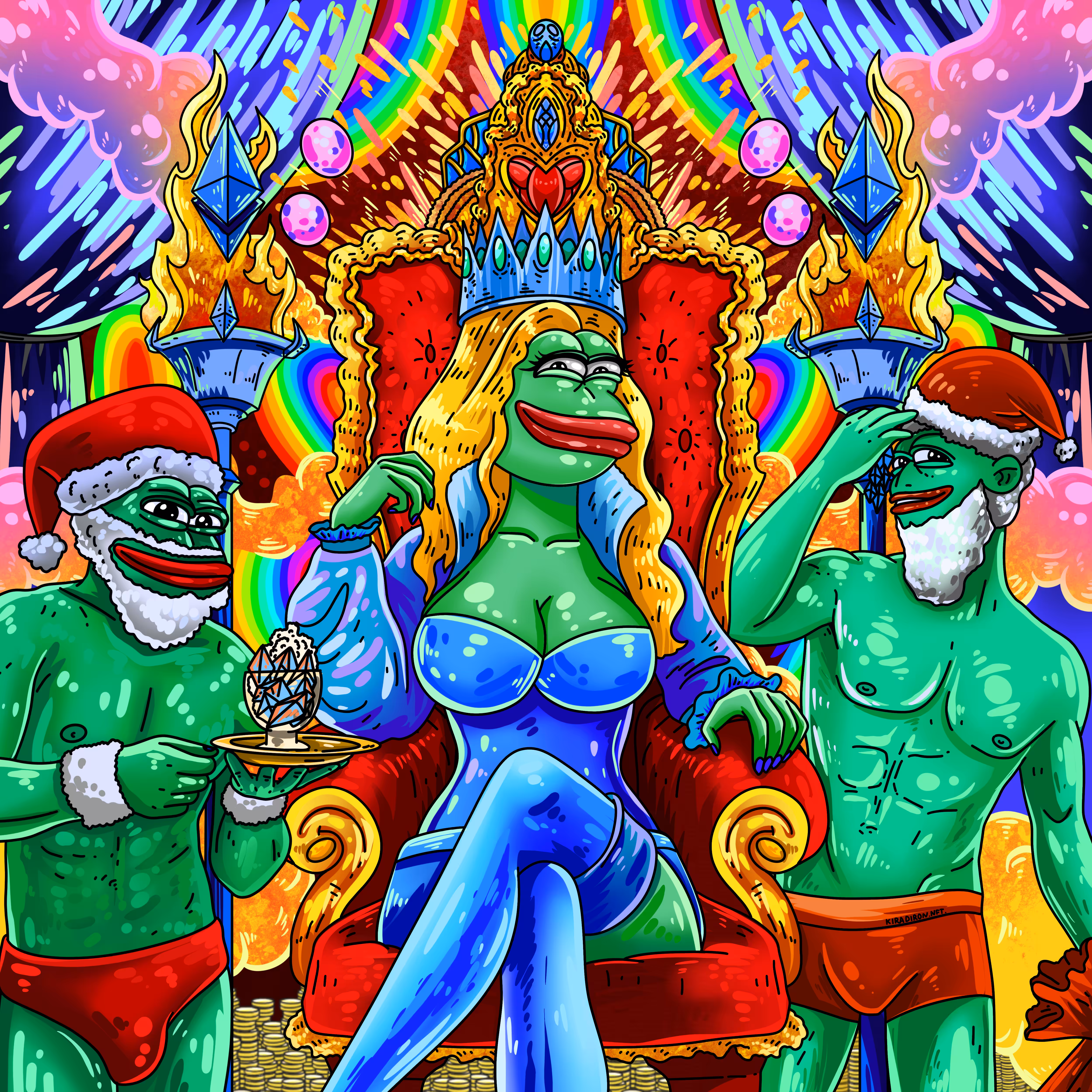 👑  Pepe  The Winter Queen 👑
