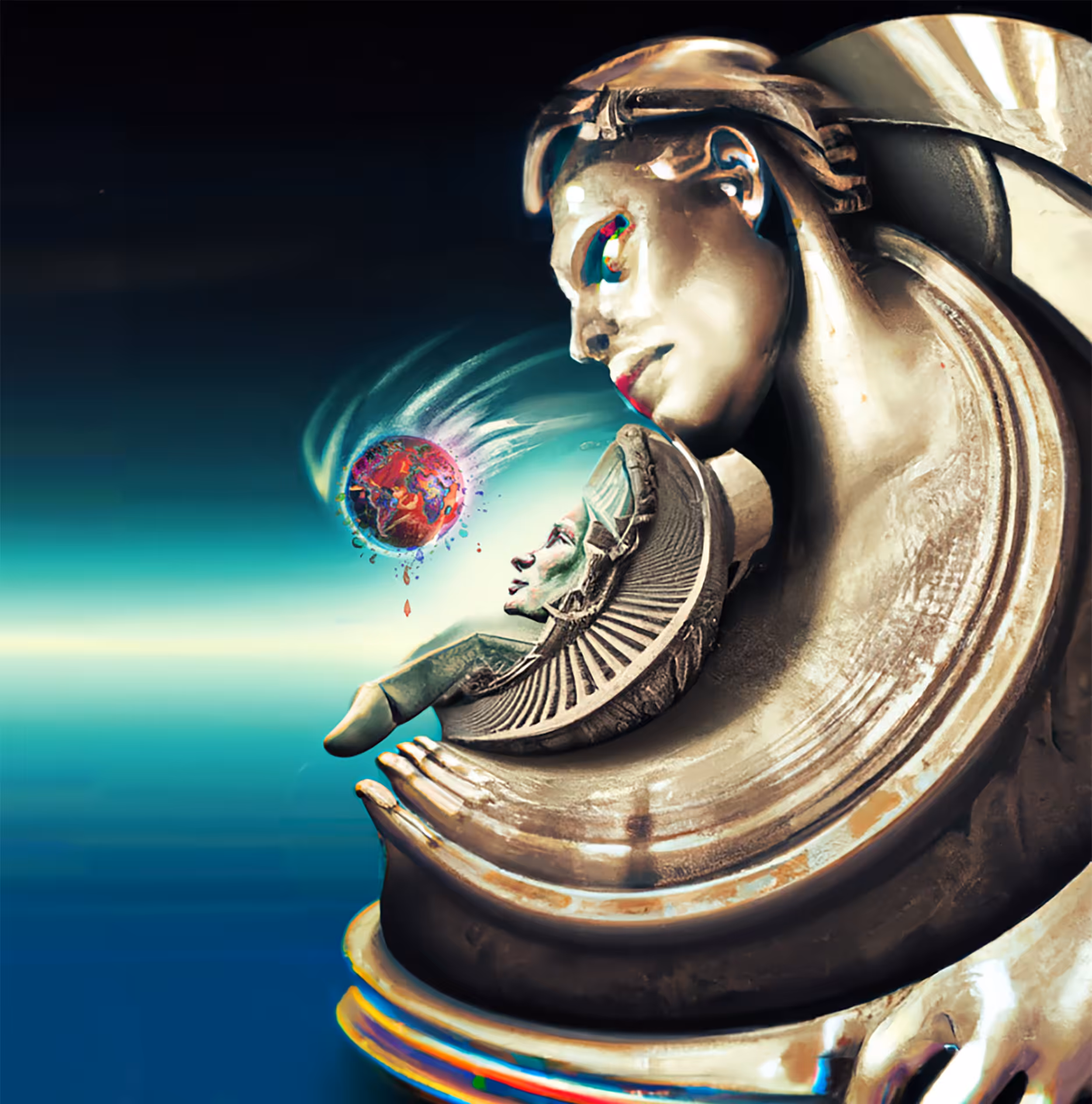 Genesis of AI - Falling Earth