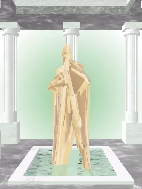 HeavenComputer: The Punching Real Gold Woman #6083