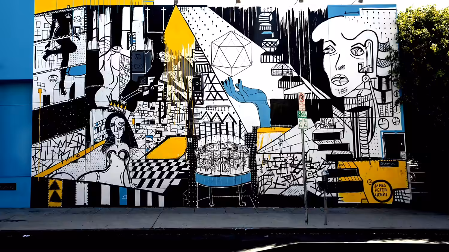 The Melrose Avenue Mural - 'Do Not Conform to this World'