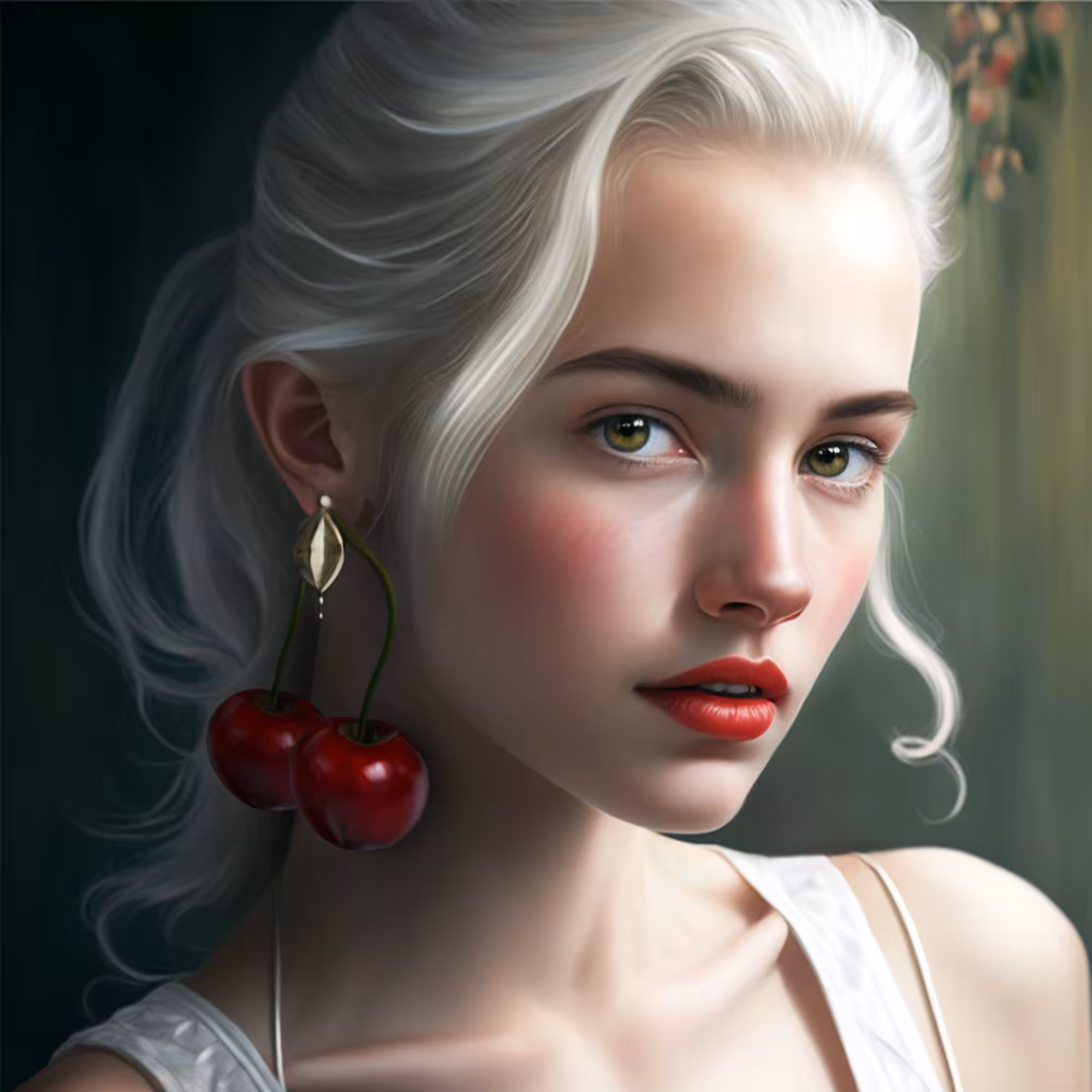 Girl with an earring #004