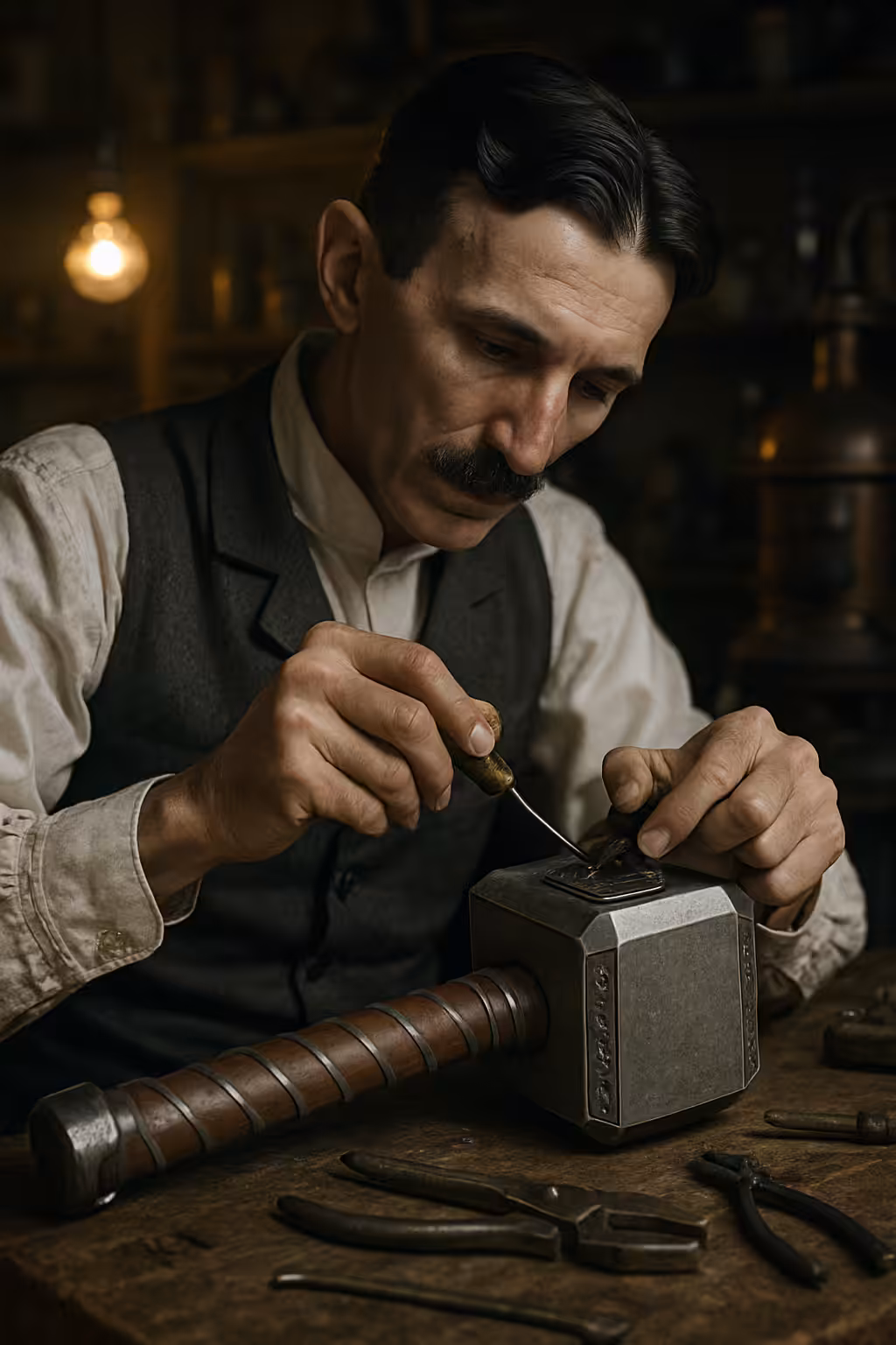 Tesla and the Hammer of Gods