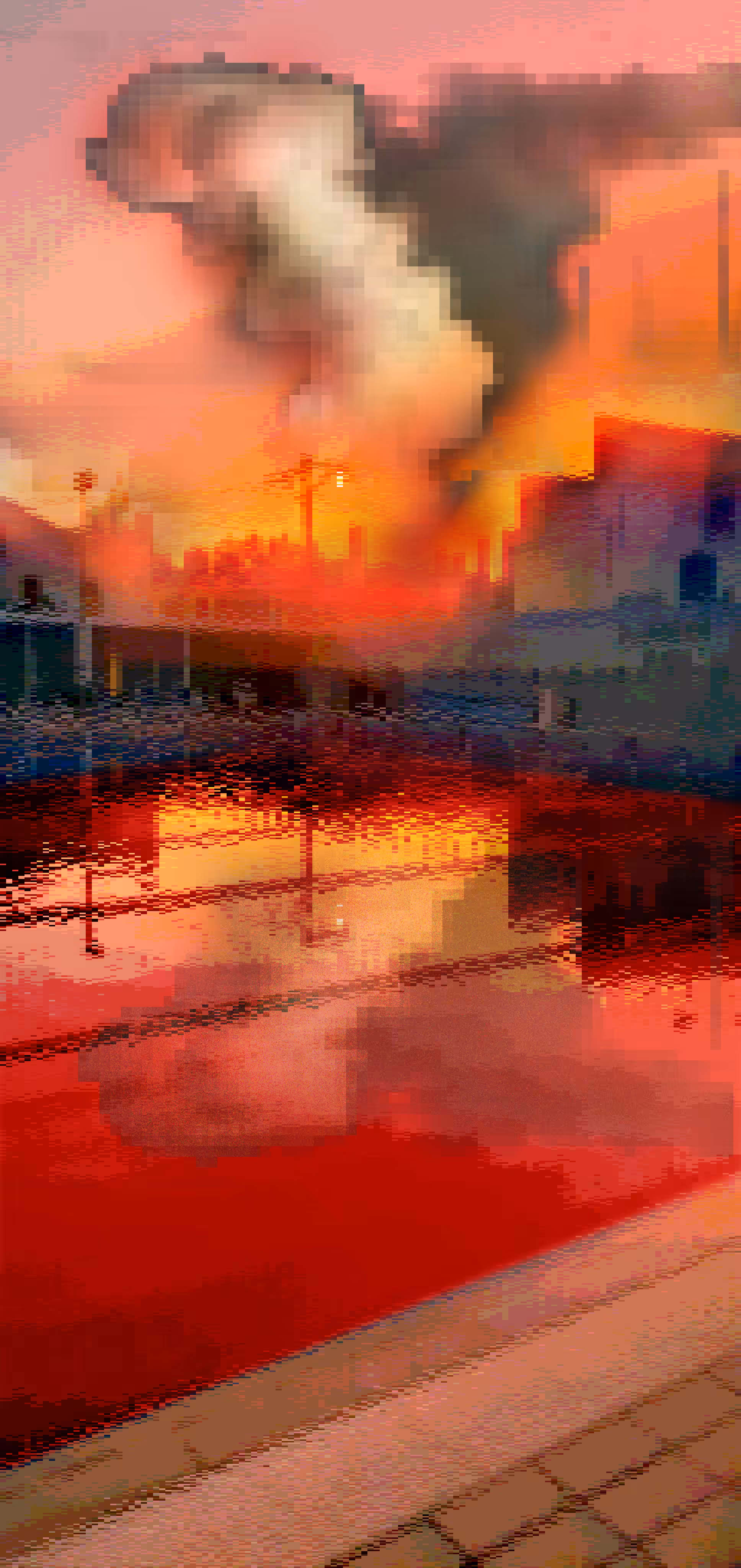 Pools of blood