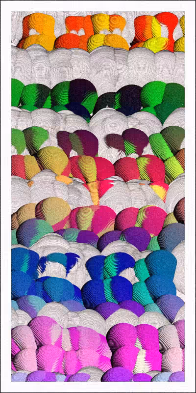 Balloon Field on Clouds #84