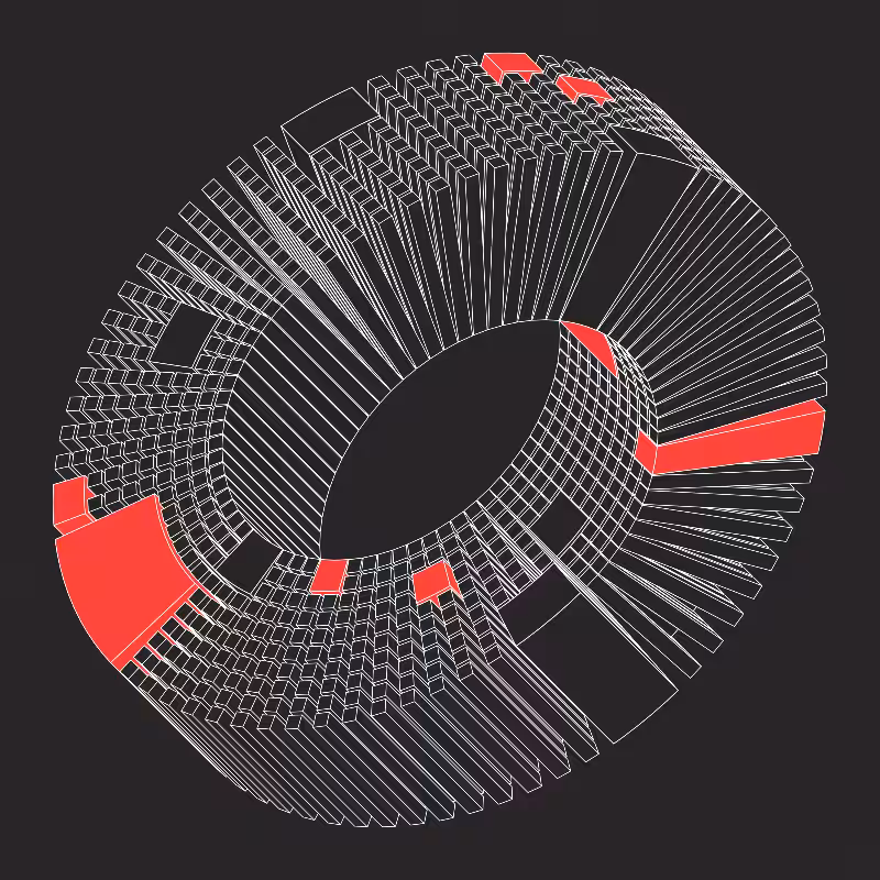 Ex Mobius (Neon Red) #20