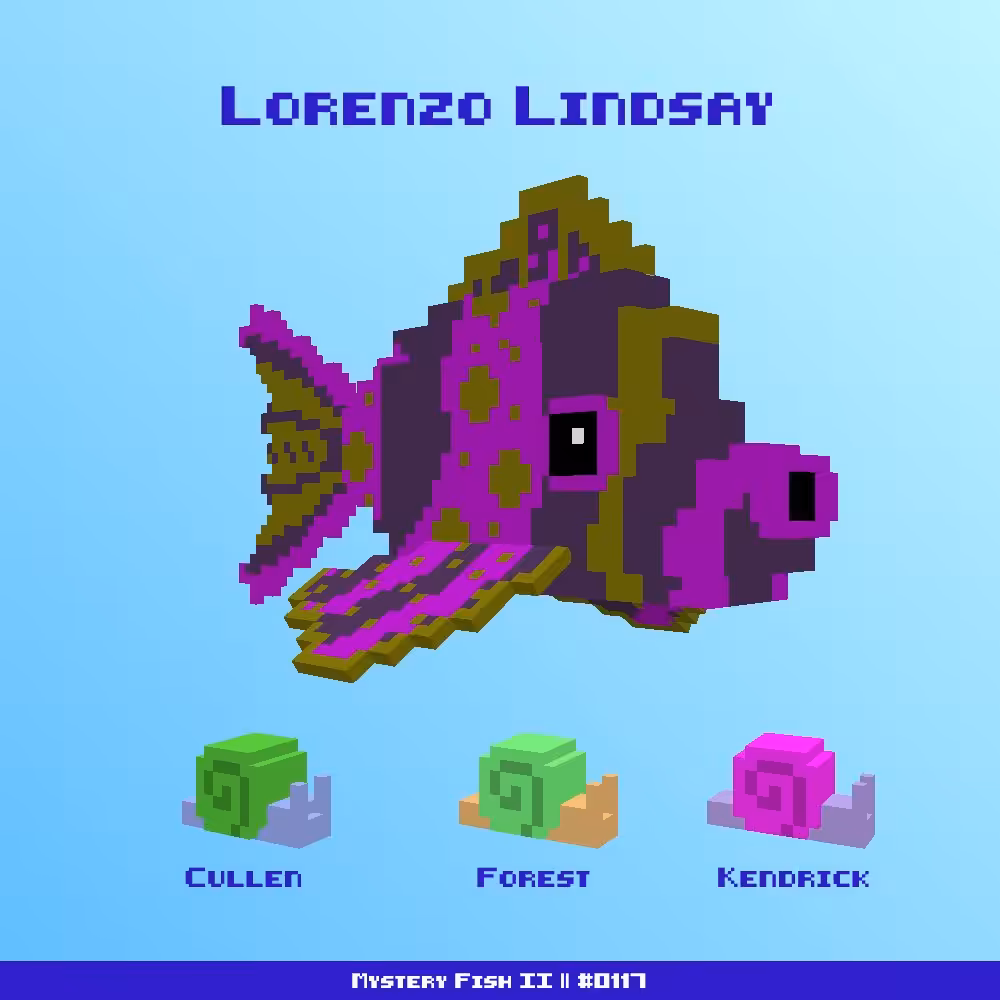 Lorenzo Lindsay :: Mystery Fish 0117/1000