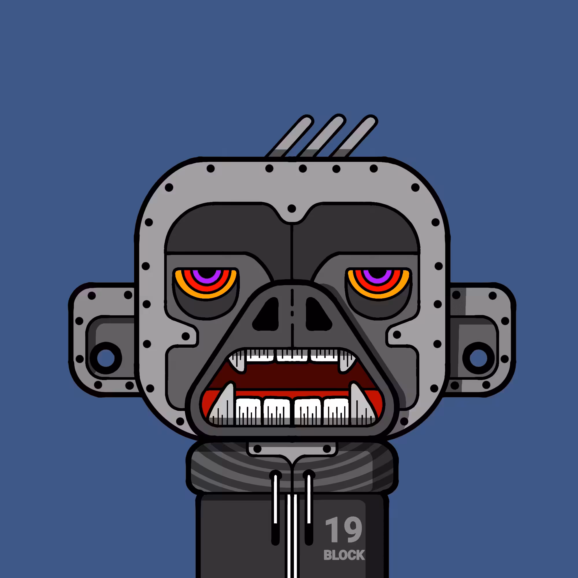 monkey block #019