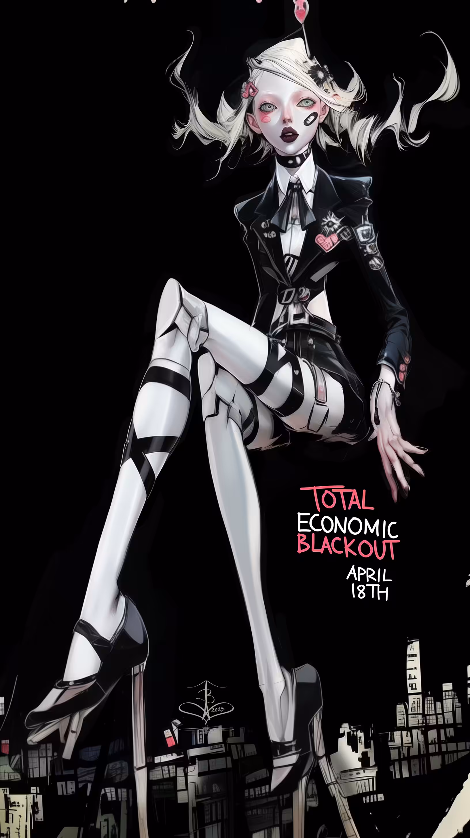 TOTAL ECONOMIC BLACKOUT APRIL 18 2025