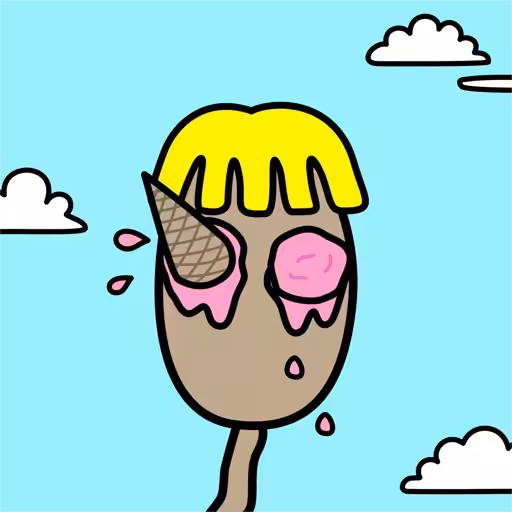 Ice cream eyes boy