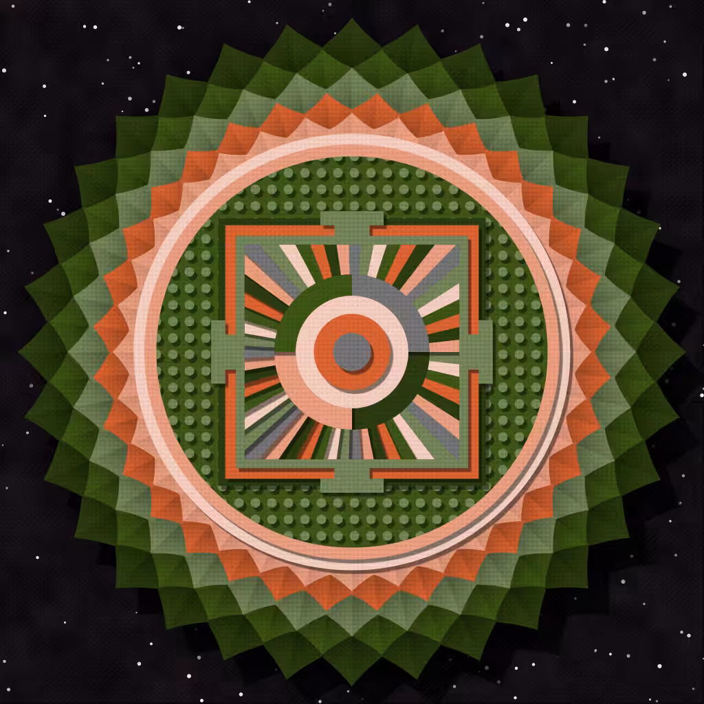 Paper Mandala #140