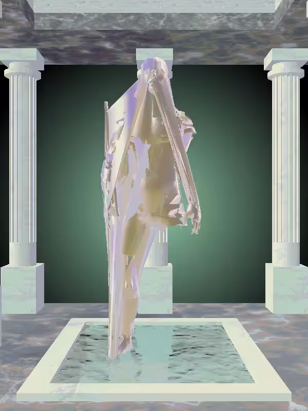 HeavenComputer: The Indifferent Shimmery Violet Garden Man #6000