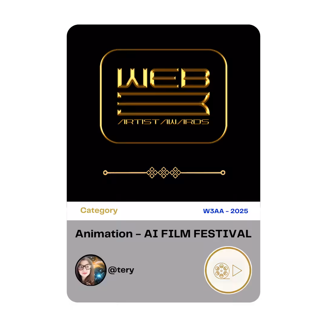 Award 10 - AI Film Festival - @Tery
