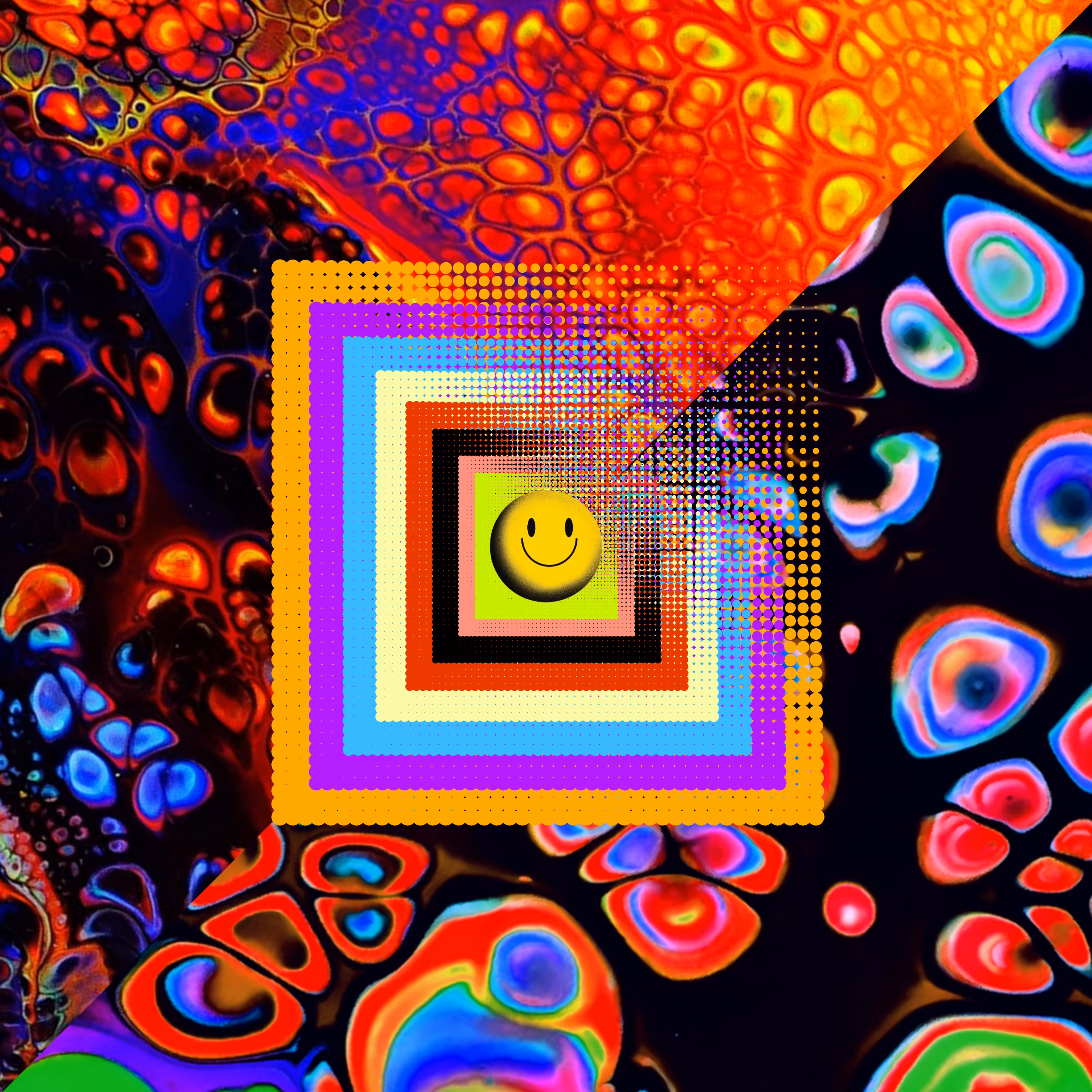 Happy trippy face